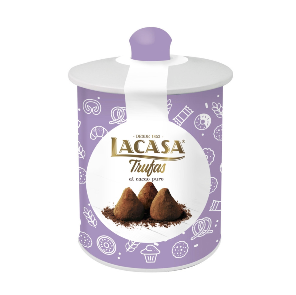 Lata Trufas Al Cacao Puro